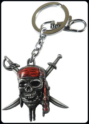 gtrp Pirates Of The Caribbean Metal Key Chain-A Key Chain