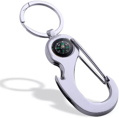 Flipkart SmartBuy Silver Hook Compass with bottle Opener Key Chain