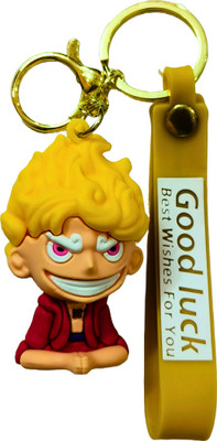 Anipulse Monkey D Luffy Gear 5 Keychain 3D Silicone | One Piece Anime Merch Key Chain