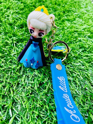 GKM Famous Frozen princess Elsa 3D keychain for men/woman Key Chain