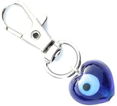 Shilpmart BLUE Evil eye keychain for car men & women handmade Beads Key Chain