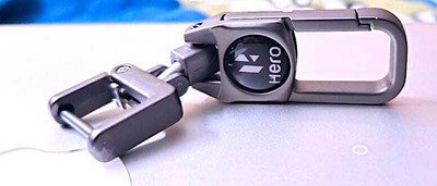 OFM Premium Quality 360 Degree Rotating For Hero Bikes Key Chain