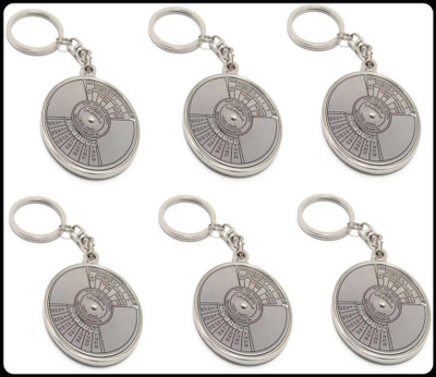 gtrp Trendy-NCC363 Set of 6- Date Perpetual with Calendar up-to 50 Years Key Chain Key Chain