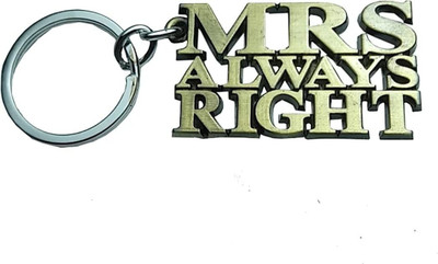 MAG BEE Mrs Always Right Metal - 1 Pcs-kC185 Key Chain