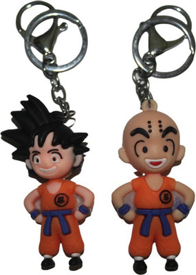 MAG BEE Dragon Ball Z Action Figure Goku & Master Combo Key Chain