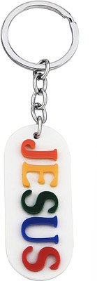 BLESSINGS Jesus Acrylic Multicolour Key Chain