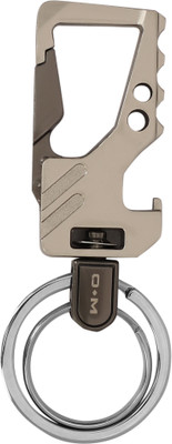 Techpro Omuda Premium Hook Locking Heavy Metal key ring for Bikes,Cars M- Antique Opener Key Chain