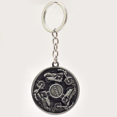 OFM Harley Davidson Rotating Metal Keychain / Key Chain Key Chain