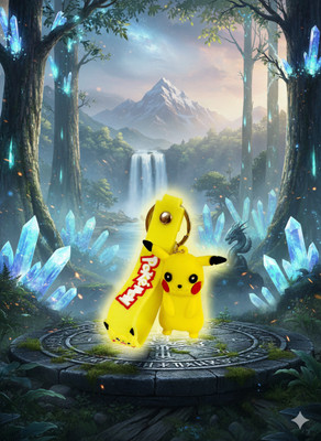 modernkeychain Pikachu Keychain 3D - Premium Metal | Pokémon Key Ring Accessory Key Chain