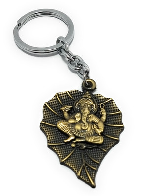 High Choice Lord Leaf Ganesha or Ganesh or Ganpati Metal Key Chain