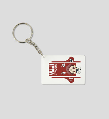 Rushaan Anime Printed Sublimated KeyChain ( PACK OF 2 ) Key Chain