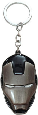 PEARLISH Iron Man Black Color Premium Quality Keychain Key Chain