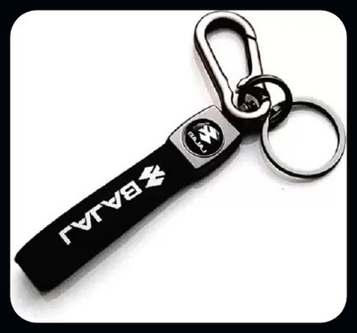 gtrp Keychain-Bajaj Leather Hook Metal For Bike Key Chain