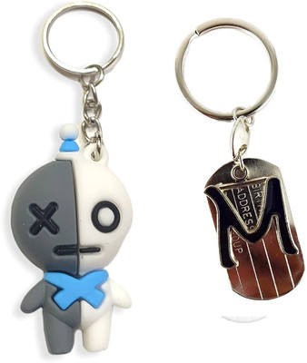Newview VAN M BLADE ALPHABET BTS Army Characters 3D Rubber Keychain and Keyring Key Chain