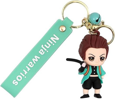 GKM Famous Anime Tanjiro best quality keychain with hook Key Chain