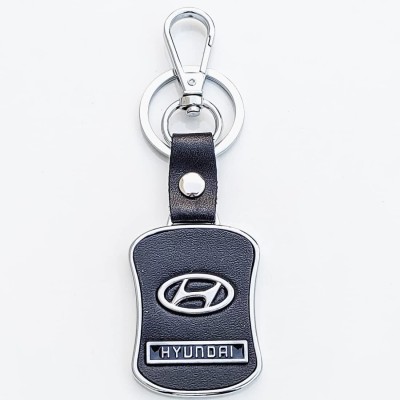 GSV Leather Hyundai Locking Key Chain Key Chain