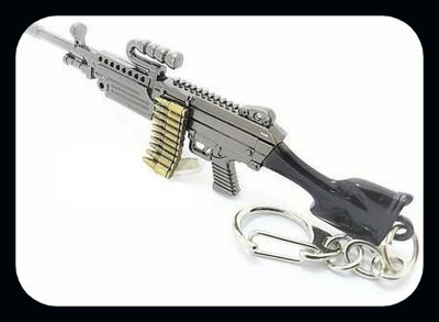 gtrp Keychain-PUBG THEME PREMIUM AWM M249 Sniper Gun for gift for boys And Girls Key Chain