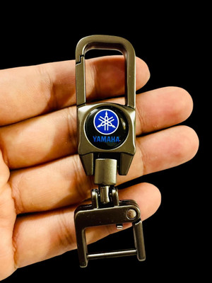gtrp Metal Keychain Side Logo Keychain Premium and Stylish Design | Black Color 70 Key Chain