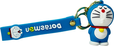 VEMILIO 3D Keychain for Kids & Adults | Cute Anime Character Key Ring with Hook & Strap Key Chain