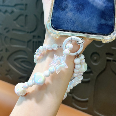 Baby Dino White Beads keychain Key Chain