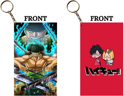Hariyaali Enterprises LLP ZORO HELL × HAIKYU KENMA TEAM Unique Style 2 pcs Combo Key Chain