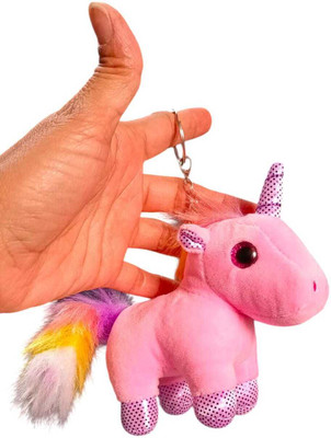 Artistry craft Plush soft toy Unicorn keychain /Bag charm Key Chain
