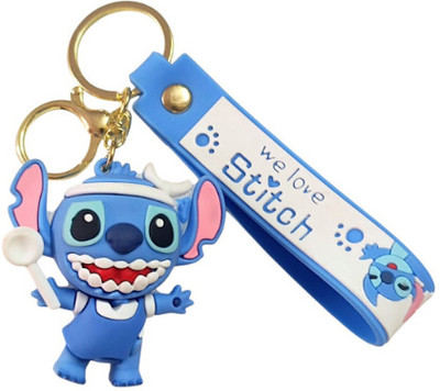 PEARLISH Premium Quality Stitch 3D Keychain Key Chain