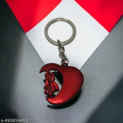 AADITYA Heart rotating couple keychain Key Chain