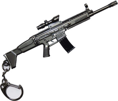 gtrp keychain-pubg-game-gun-rifle-scope-model-Metal-Keychain Key Chain