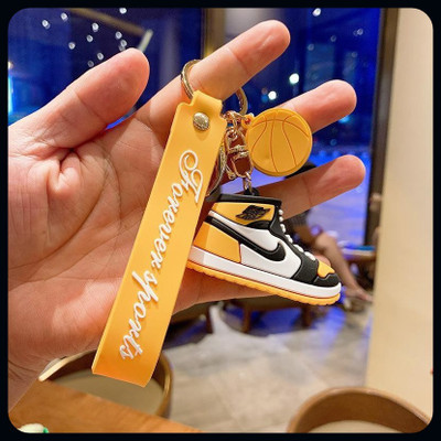 gtrp High Quality Cartoon Basketball Shoes Keychain PVC Soft Rubber-A Key Chain