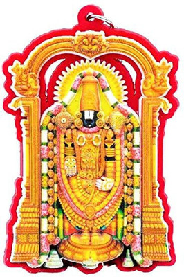 Meeko.com Keychain-Single Sided Tirupati Balaji Rubber Keychain for car bike Key Chain
