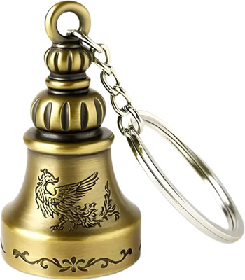 Clink Premium Guardian Bell Keychain for Bike | Good Luck Protection Bell Key Ring Key Chain