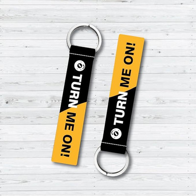 New LaserTech Turn Me On Keychain Key Chain
