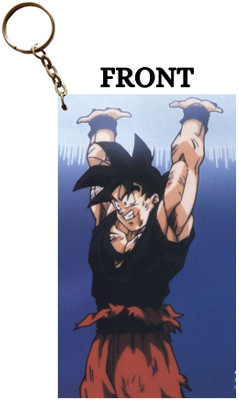 Hariyaali Enterprises LLP Dragon Ball GOKU CHARGING THE SPIRIT BOMB LET'S ALL GIVE OUR ENERGY TO HIM Anime Key Chain