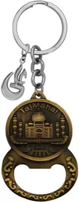 M Men Style Alphabet Tajmahal letter Bottle Opener With Shia Islam Imam Ali CharmSKey2022579 Key Chain