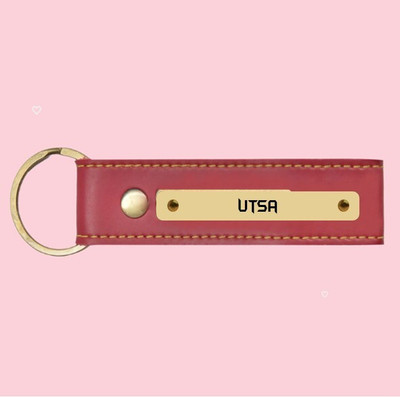 SY Gifts Wred Utsa Vegan Leater keychain Key Chain