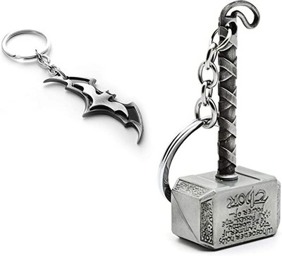 ShopTop Thor hammer key chain batman key chain Key Chain