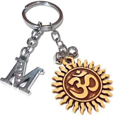 Meeko.com Keychain-M letter with Plastic OM key chain 01 Key Chain