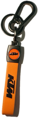 SHRI JI Premium High-quality Leather Patti KTM Keychain Key Chain