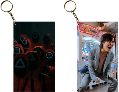 Hariyaali Enterprises LLP Squid Games SEONG AFTER WINNING CHILD GAMES Unique Style 2 pcs Combo Key Chain