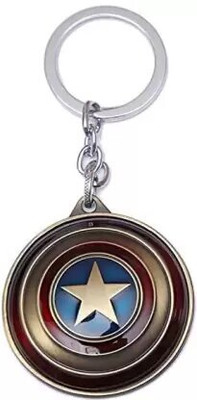 Jainsburys Captain America Rotating Shield Keychain best quality keychain Key Chain