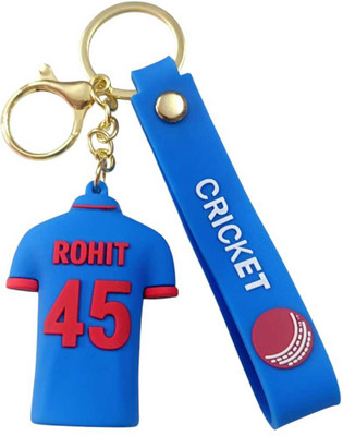PEARLISH Rohit Sharma Jersey 3D Keychain Key Chain
