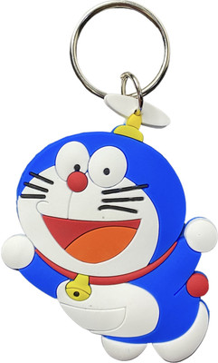 LABSDAR Rubber Double Sided Doraemon Key Chain