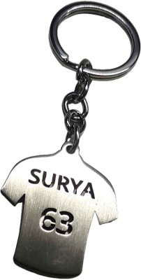 RV Mart Suryakumar Yadav Cricket Jersey Cricketer Sports Metal Keychain Key Chain Ring Key Chain