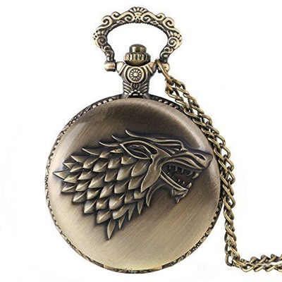 ABEL House Stark Game Of Thrones Premium Watch Pendant/Pocket Watch Key Chain