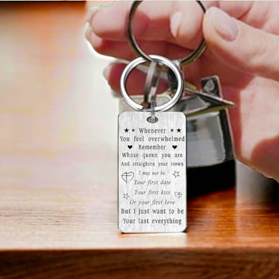 Shiv Jagdamba Wife I Hope Every Time You See This Keychain Silver Steel Keychain KeyShiv14 Key Chain