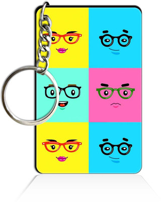 Party Gift Printed Wooden Rectangle Hero key ring Keychain PGRQ255KY (65) Key Chain