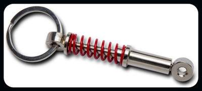 gtrp Keychain-Suspension Spring Car Part Stainless Steel Car Enthusiast 06 Key Chain
