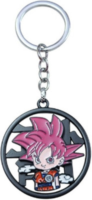 PEARLISH Goku 360 Degree Rotating High Quality Keychain Key Chain