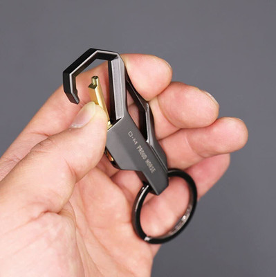 Teeragaj Car Key Chain Key Ring Business Keychain for Men, Black Key Chain